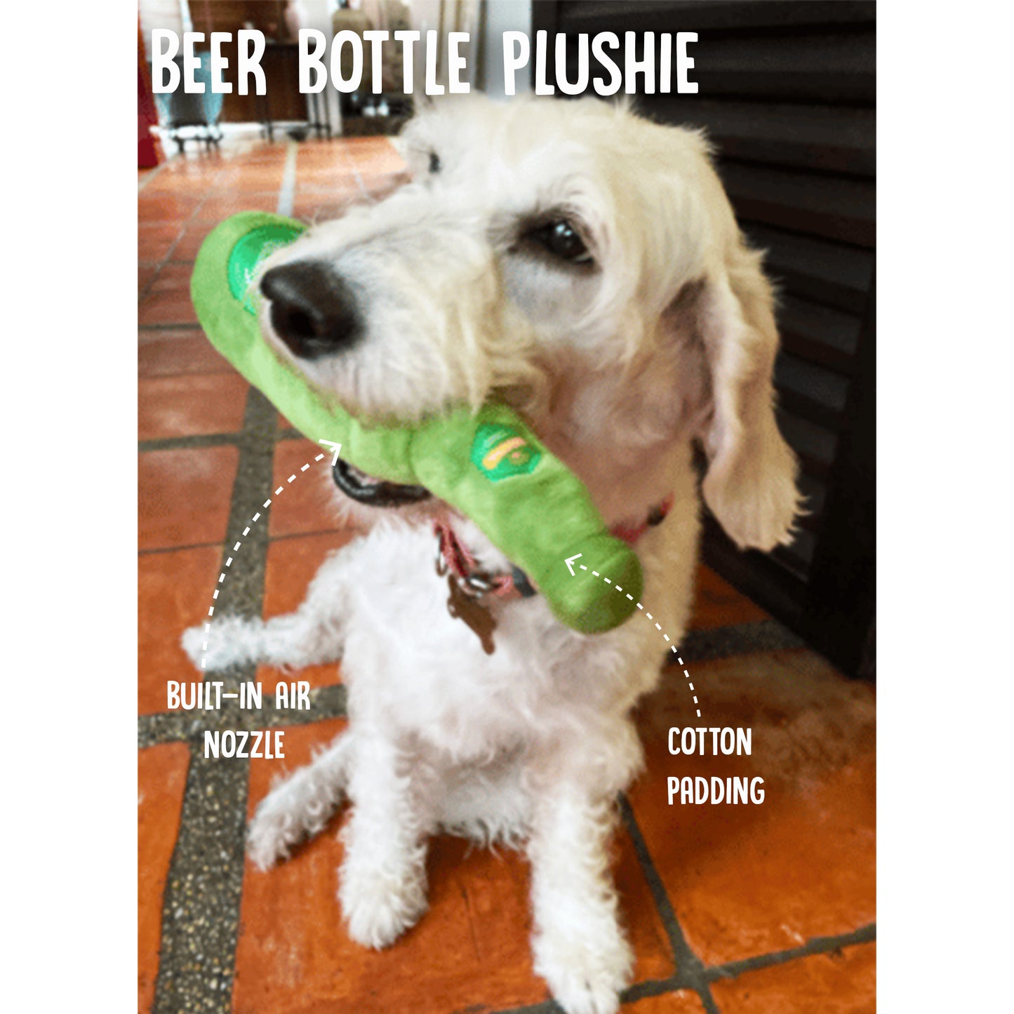 Beer Bottle Plushie