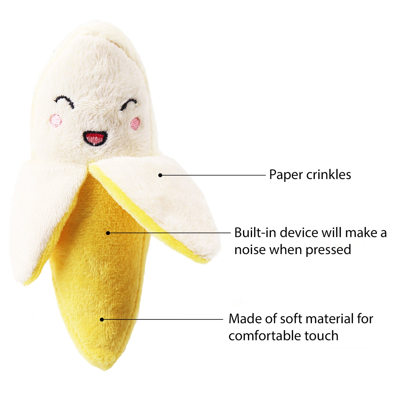 Banana Squeaky Toy
